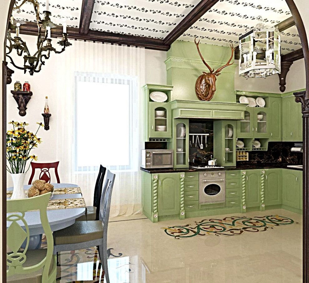 Кухни, столовые.