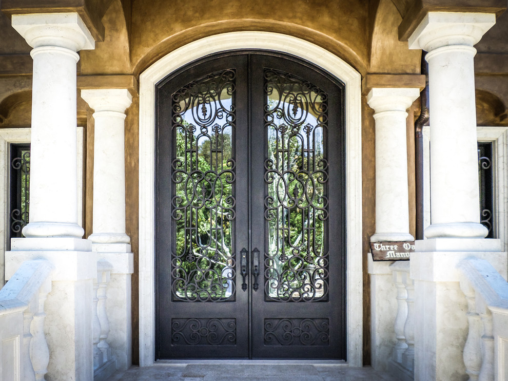 Beautiful Wrought iron Front Doors Orange County by Naddour's