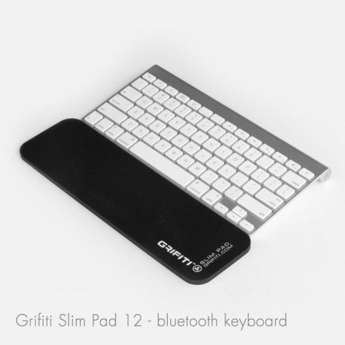 Grifiti Slim Wrist Pad 12 Rest for Apple® Mac Mini Wireless Keyboard with Blueto