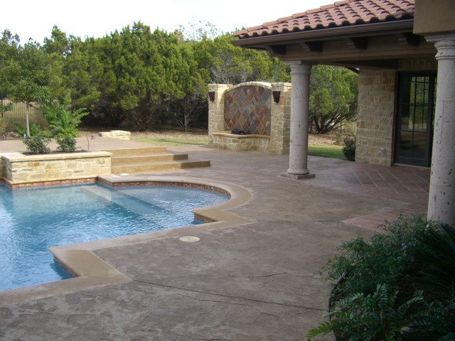 Stamped Concrete Pool Decks american-southwest-swimming-pool-and-hot-tub