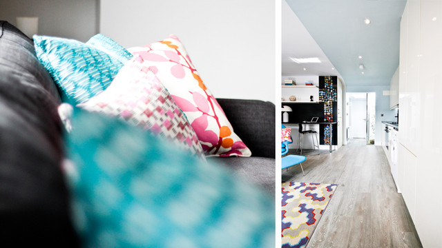 COMPACT COTTAGE scandinavian-living-room