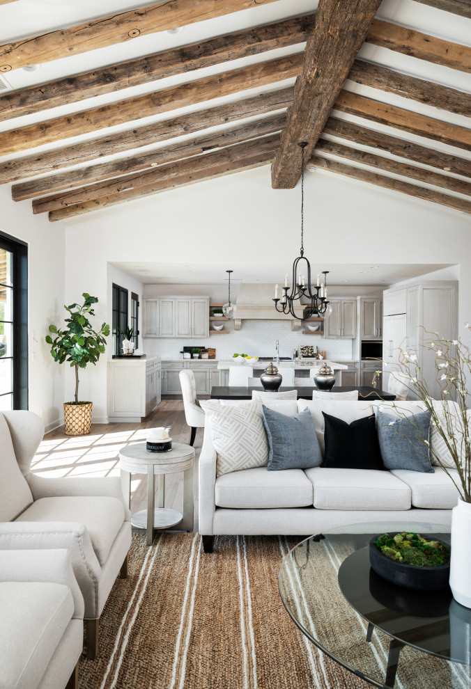Inspiration for a transitional home design remodel in Phoenix