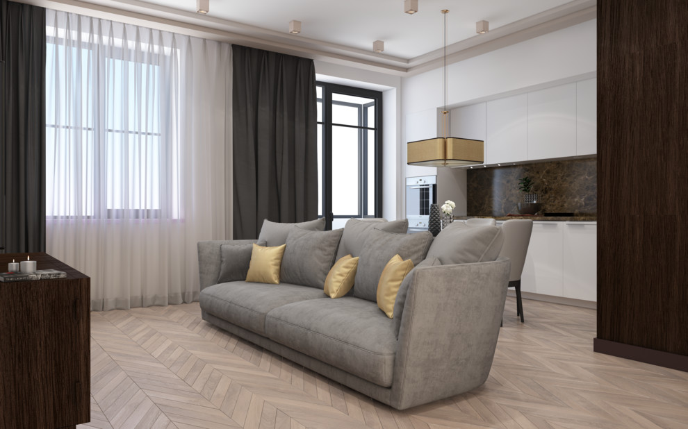 Квартира в современном стиле + АрДеко в ЖК Фили град