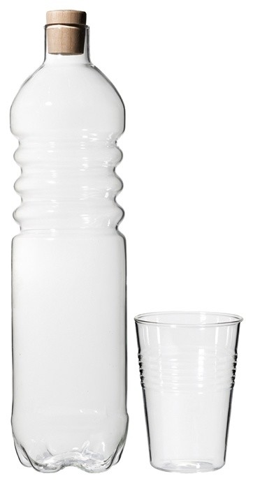 Glass Thermos Water Carafe with Cup