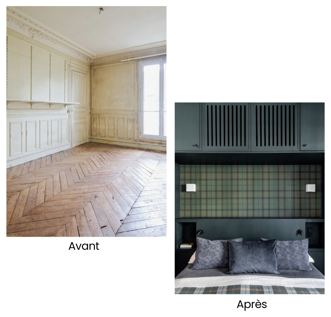 Rénovation totale d'un haussmannien de 80 m²