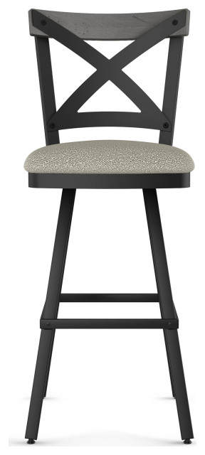 Snider Stool Amisco Snyder Counter and Bar Stool, Bar Height - Industrial - Bar ...