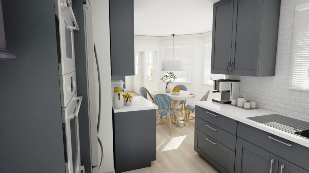 Kitchen - transitional kitchen idea in Cleveland