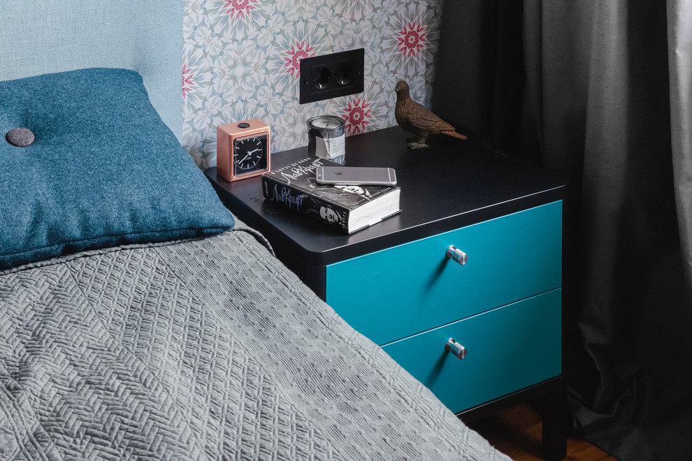 Прикроватная тумба Hordur и фурнитура Knobs от LATITUDE