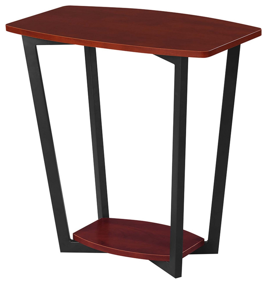Graystone End Table With Shelf
