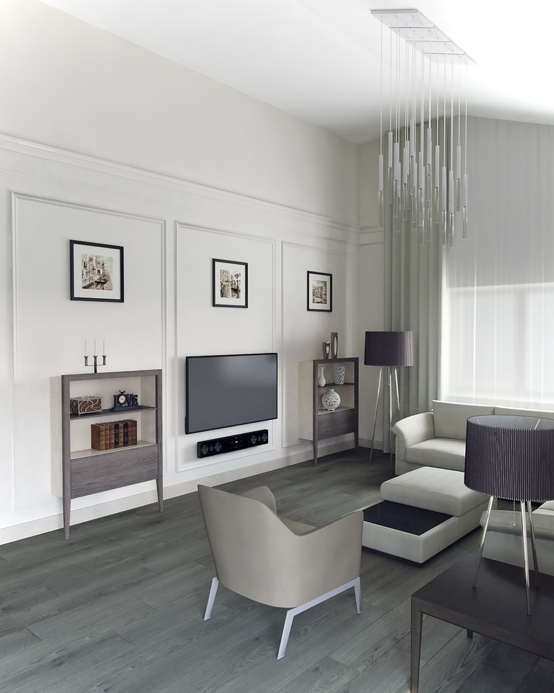 Интерьер частного дома в Московской области.