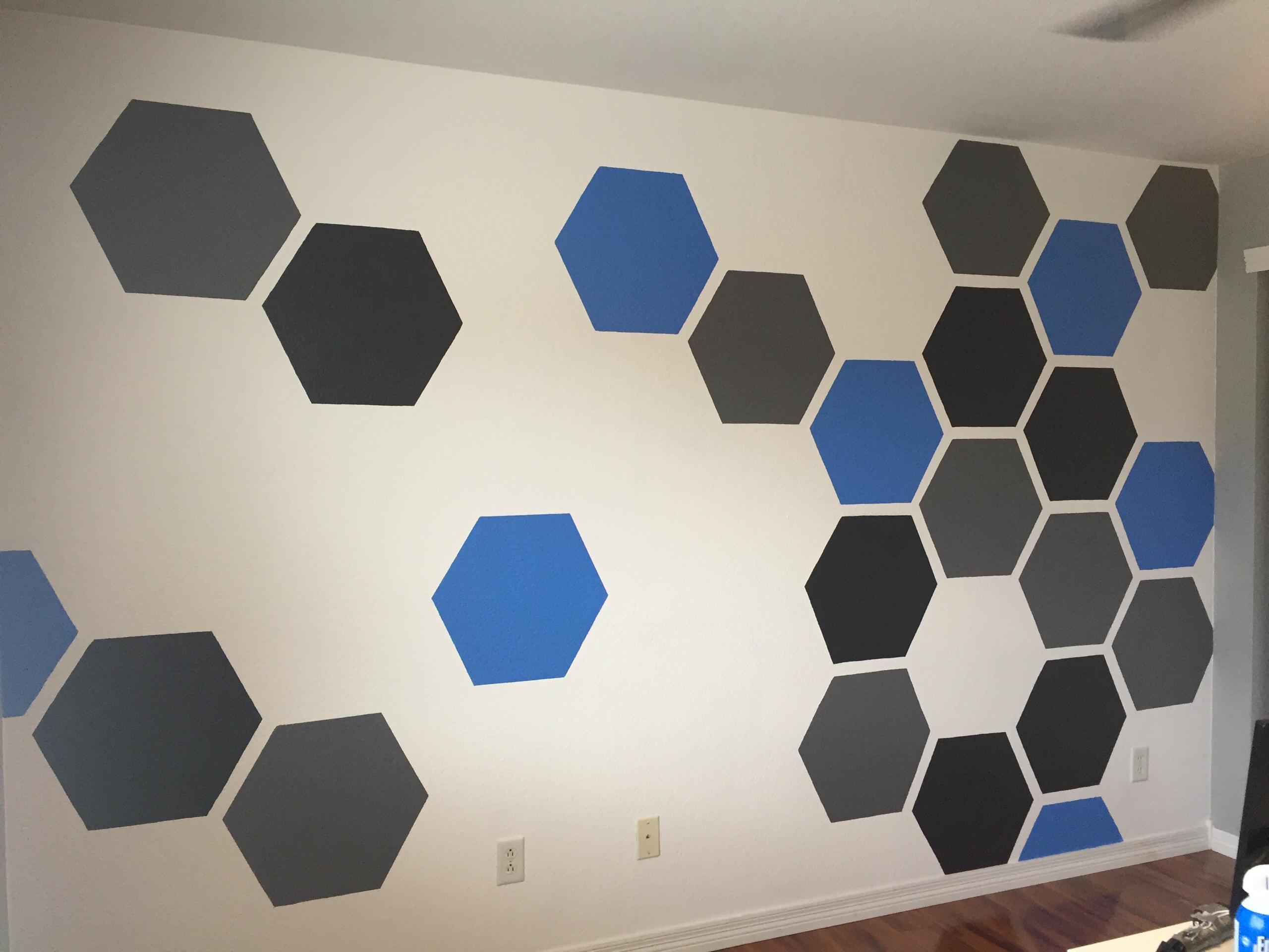 Abstract mural