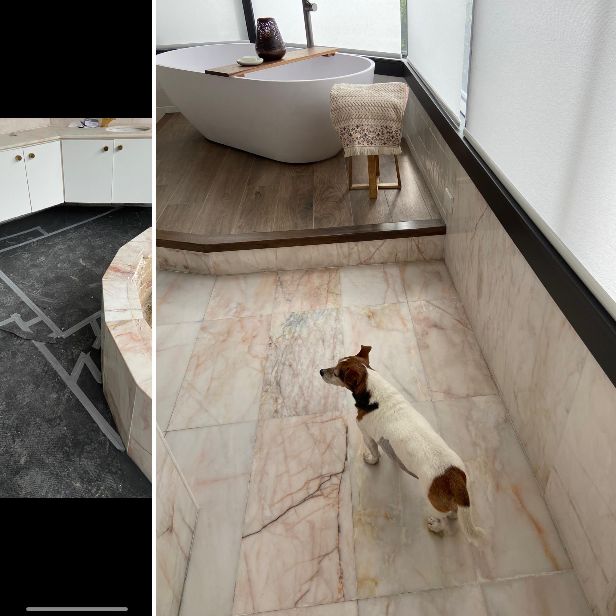 REBUILD OF A GRAND  BATHROOM