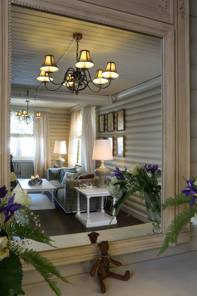 Cказочный бревенчатый дом в Подмосковье