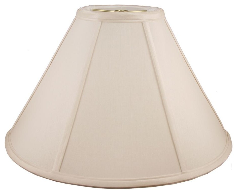 Round Coolie Lampshade in Natural (17 in. Diam x 11.5 in. H)