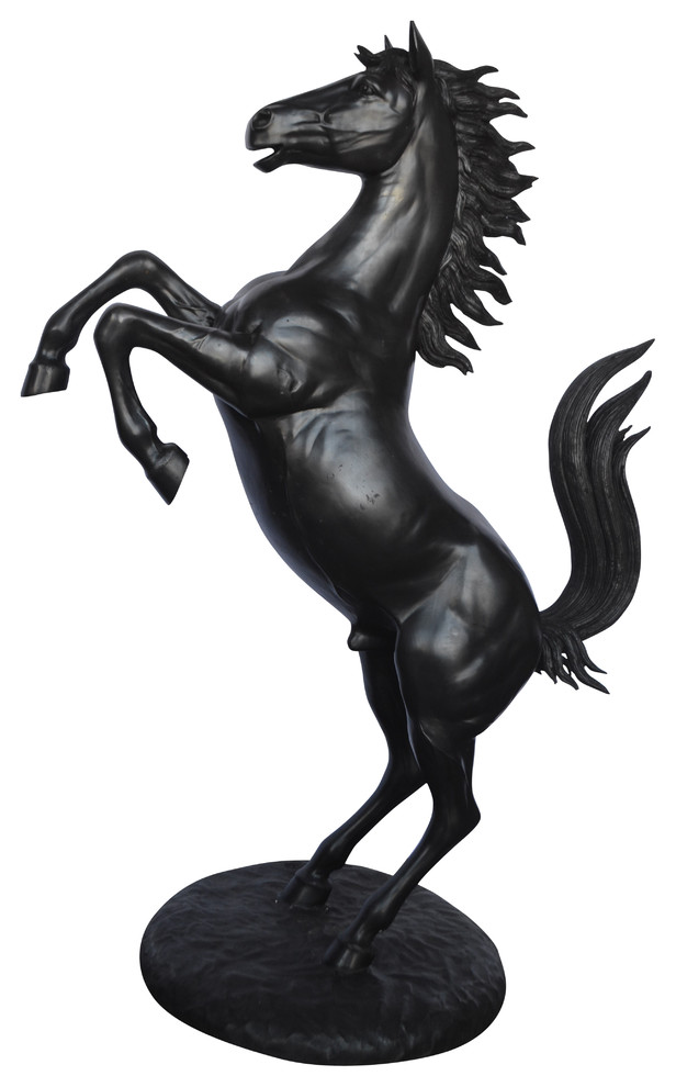 Ferrari Horse Bronze Statue Large - Size: 26"L x 42"W x 61"H. -  Contemporary - Decorative Objects And Figurines - by Fine Arts Outlet AKA  Nifao | Houzz
