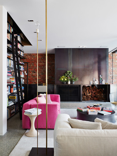 House of Bricks contemporary-vardagsrum