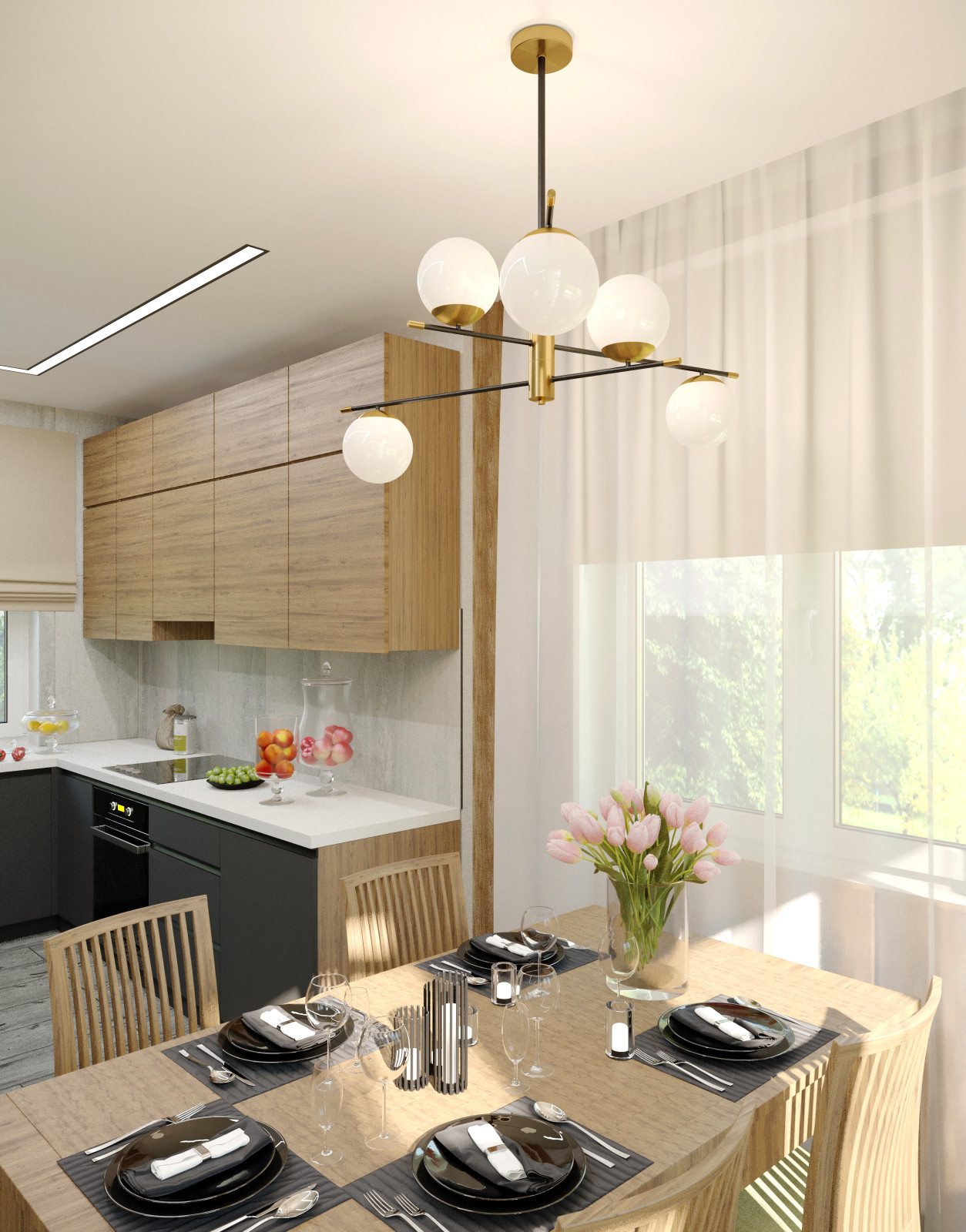 Проект загородного каркасного дома