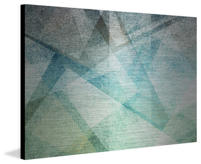 "Confused Reappearance" Painting Print on Brushed Aluminum, 36"x24