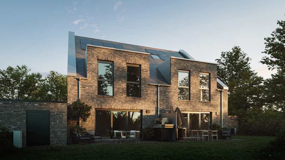 Visualisierung aus Sicht eines Fußgängers