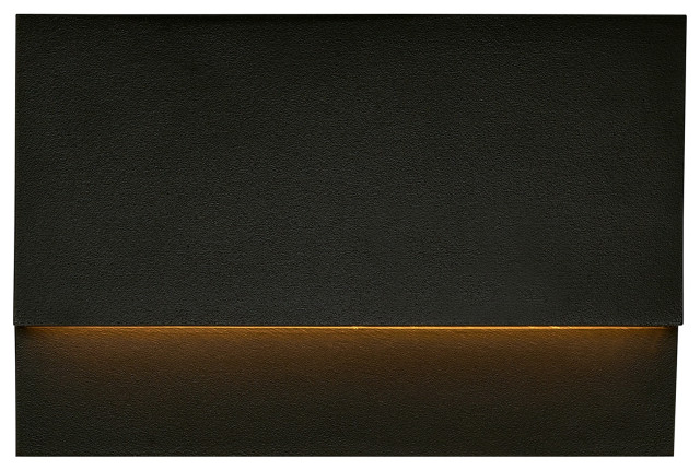 Krysen Outdoor Wall Sconce/Step Light, Black