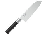 KAI Wasabi Black Santoku Kitchen Chef Knife 6 1/2 - Blade HQ