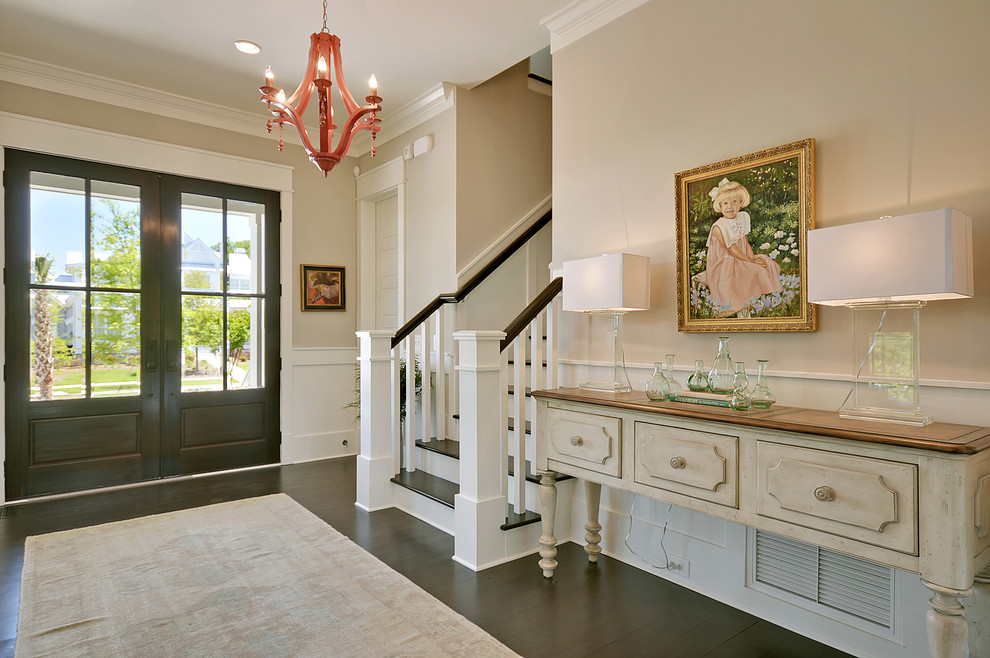 Photo of a transitional entryway in Charleston.
