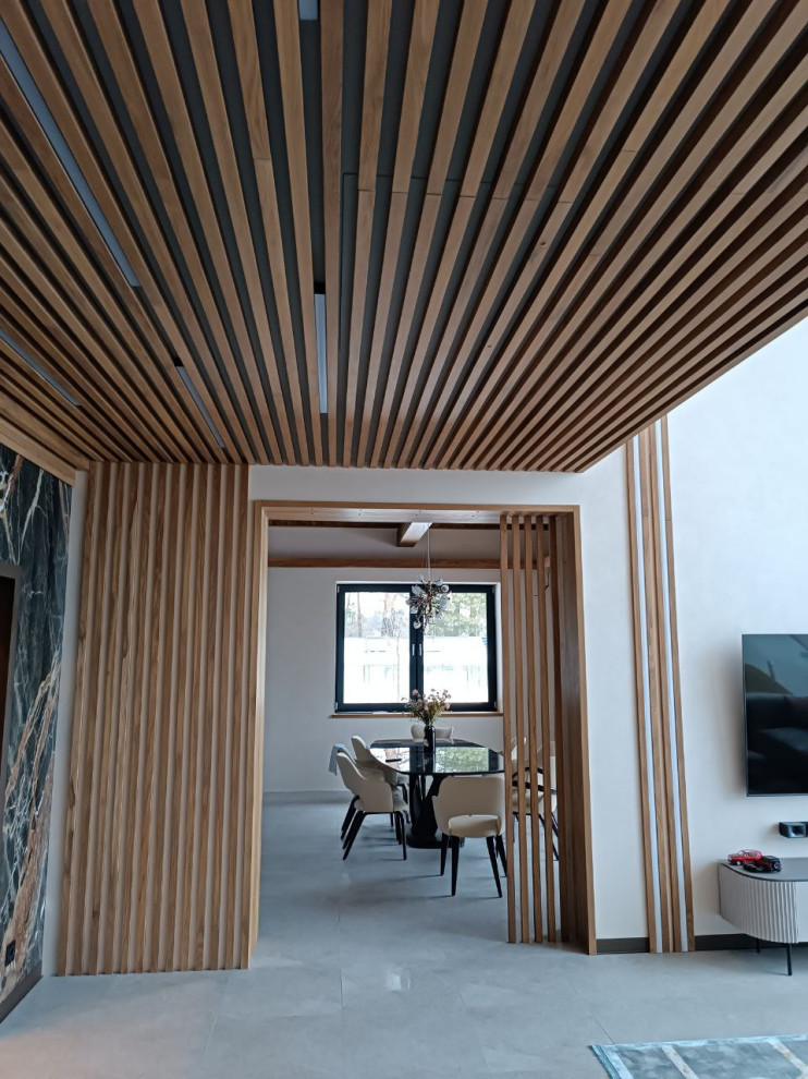 Отделка стен рейками, изготовление реек для зонирования и отделки стен