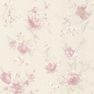 Empress Blush Floral Trail Wallpaper - Traditional - Wallpaper - by ...