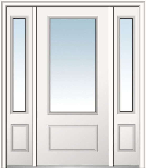 Classic Fiberglass 3/4-Lite - Contemporary - Front Doors - by Verona Home  Design | Houzz