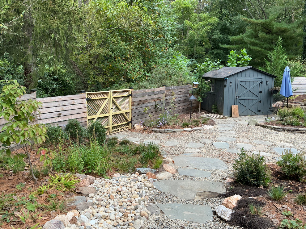 Conservation and rain gardens landscape