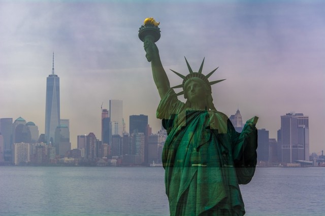 "New World Liberty" Photo Print, Canvas Print, 60x40 cm