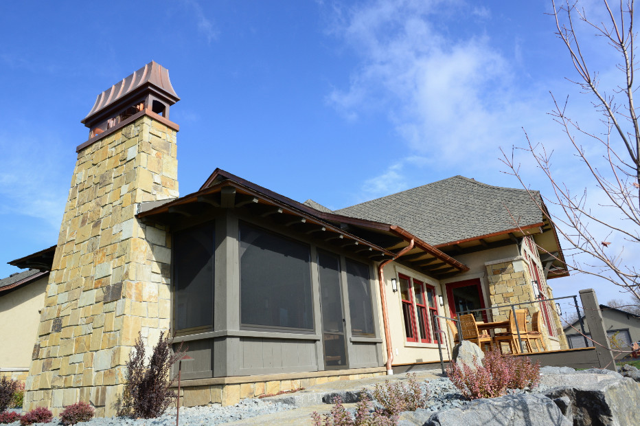 Home design - rustic home design idea in Minneapolis