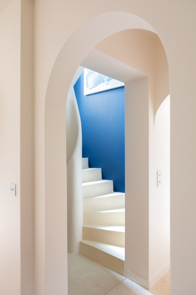 Photo of a scandi staircase in Paris.