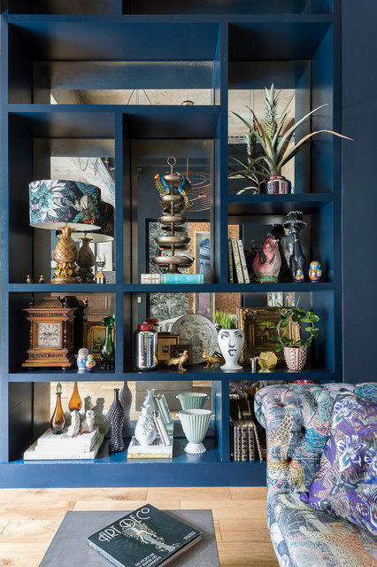 Eclectic Townhouse Brentford eklektisk-vardagsrum