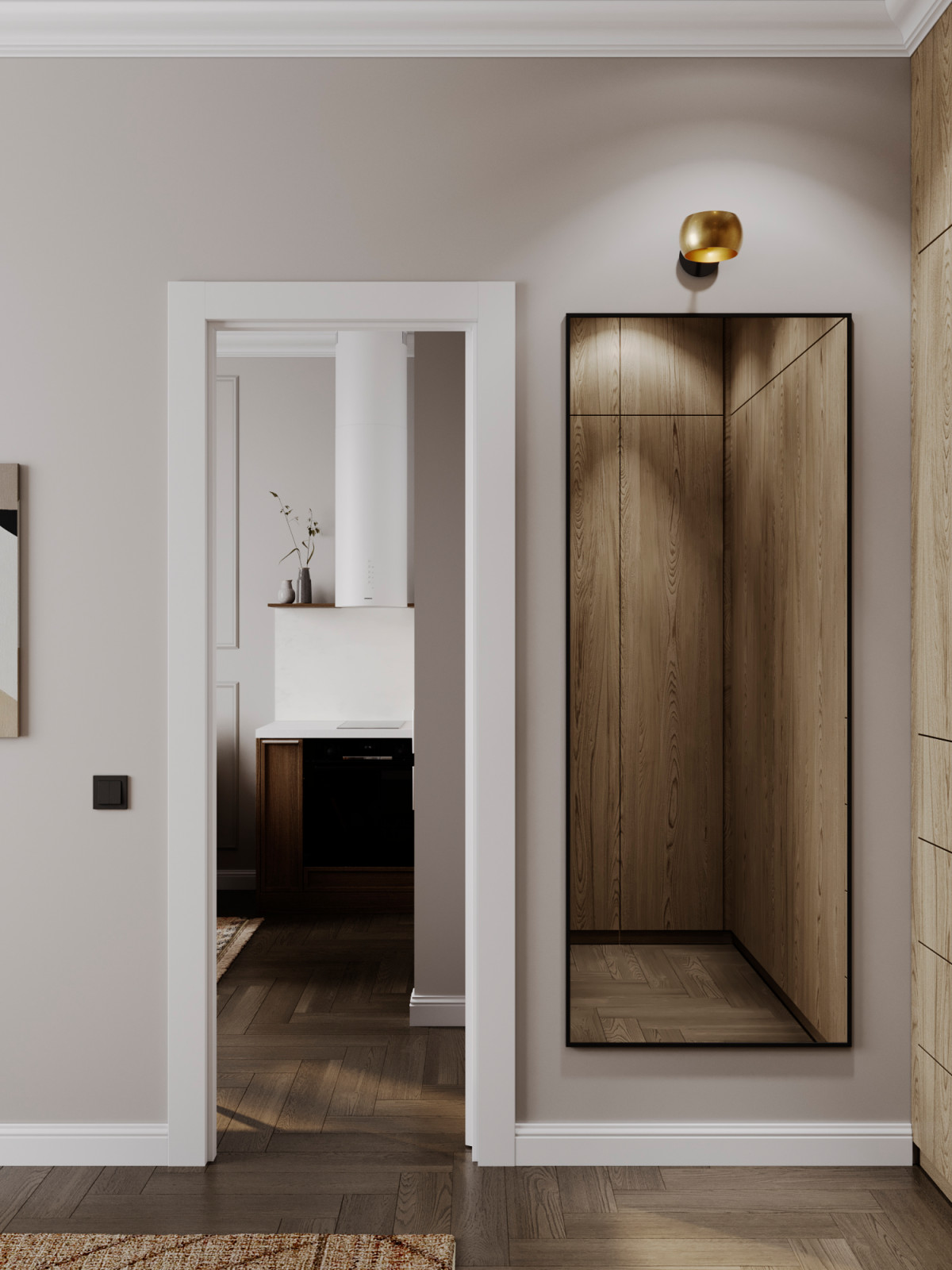 Уютный интерьер в ЖК Западный Порт