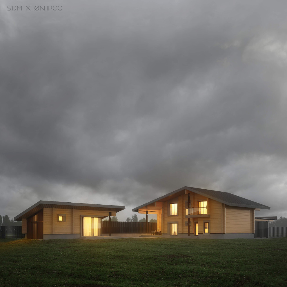 Индивидуальный проект комплекса из клеёного бруса