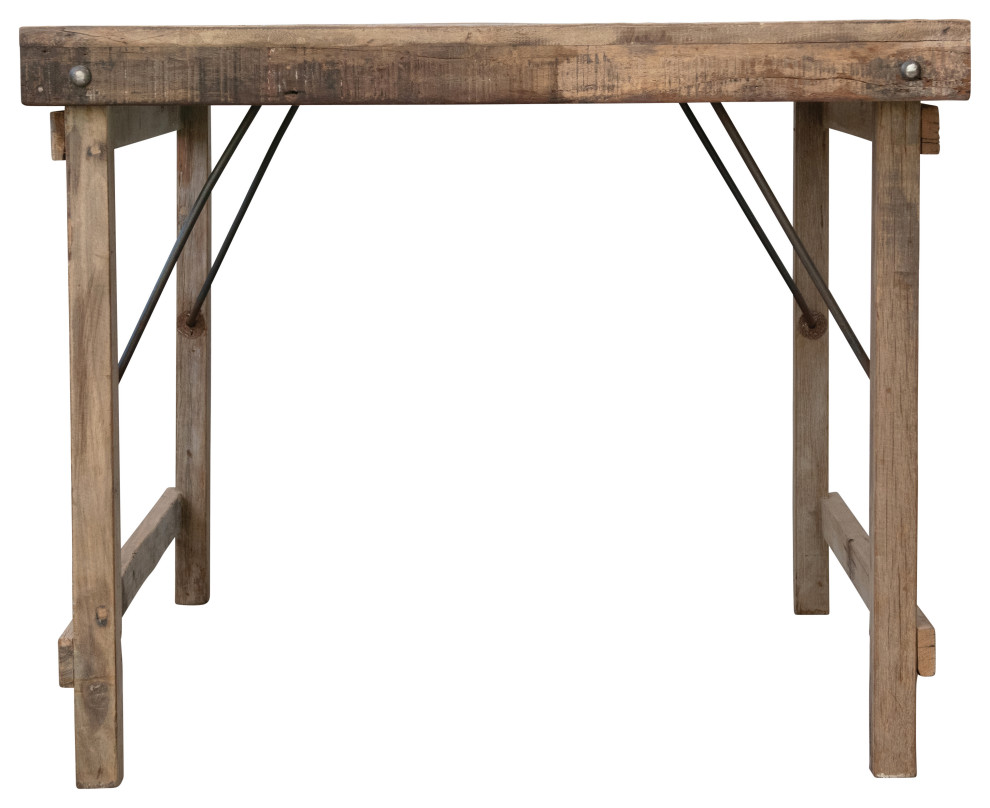 Reclaimed Wood Folding Table Rustic Folding Tables by Olive Grove