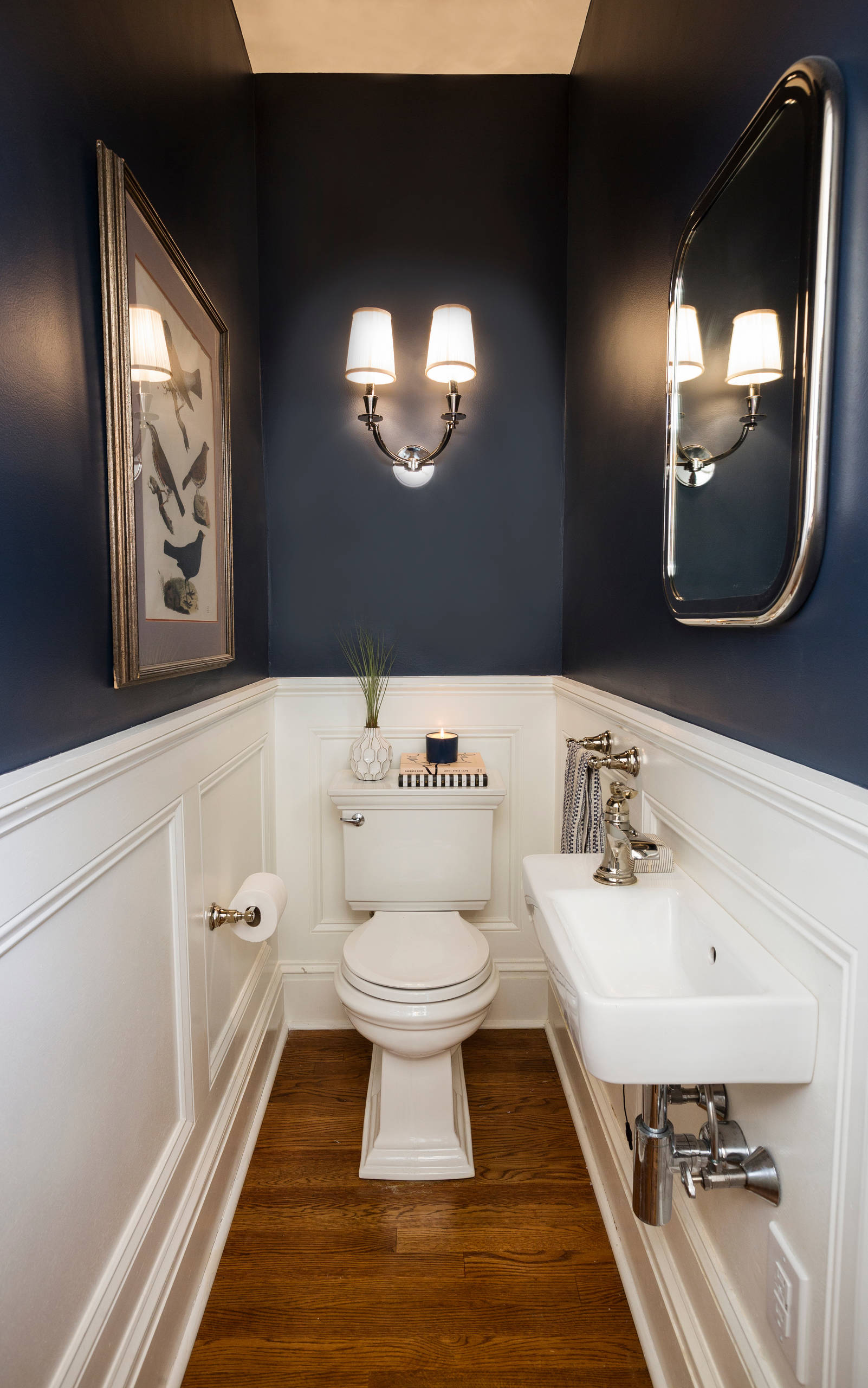 75 Beautiful Powder Room Pictures Ideas October 2020 Houzz,Contemporary 1960s Ranch House Exterior Remodel