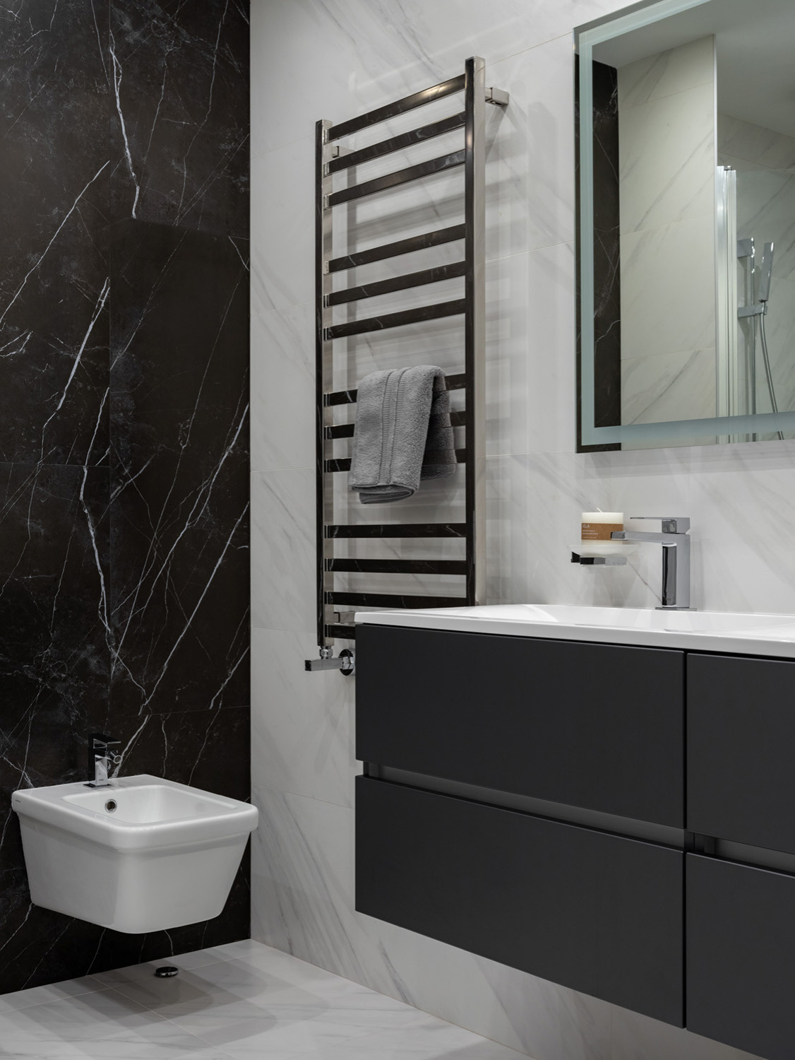 Графичная квартира в Москве