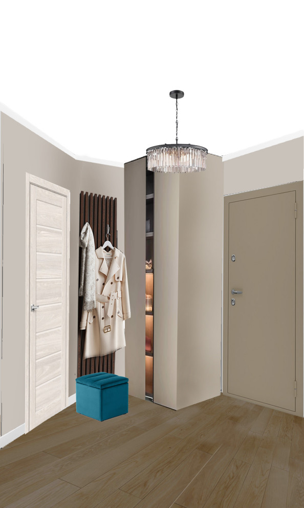 Эскизный проект однокомнатной квартиры