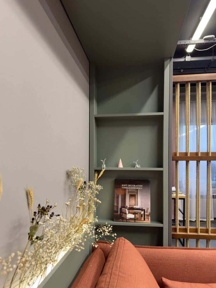 П-образный шкаф в шоуруме