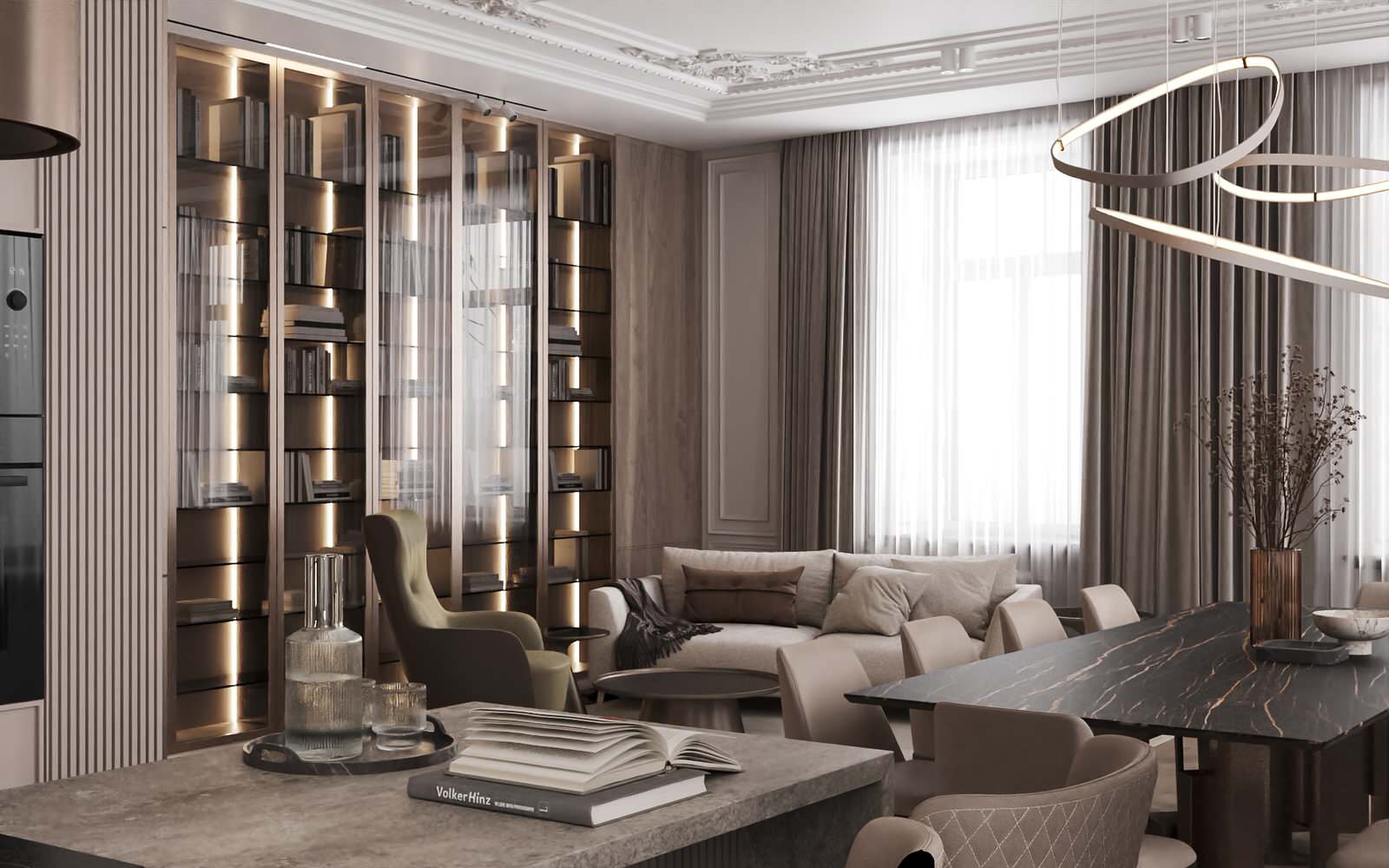 Гостиная-столовая