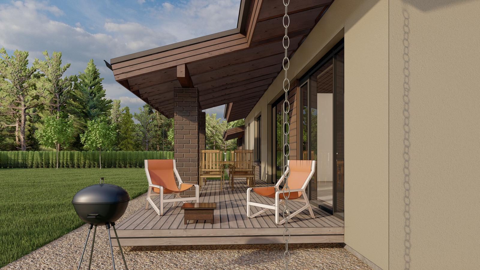 Практичный одноэтажный дом в г. Пенза