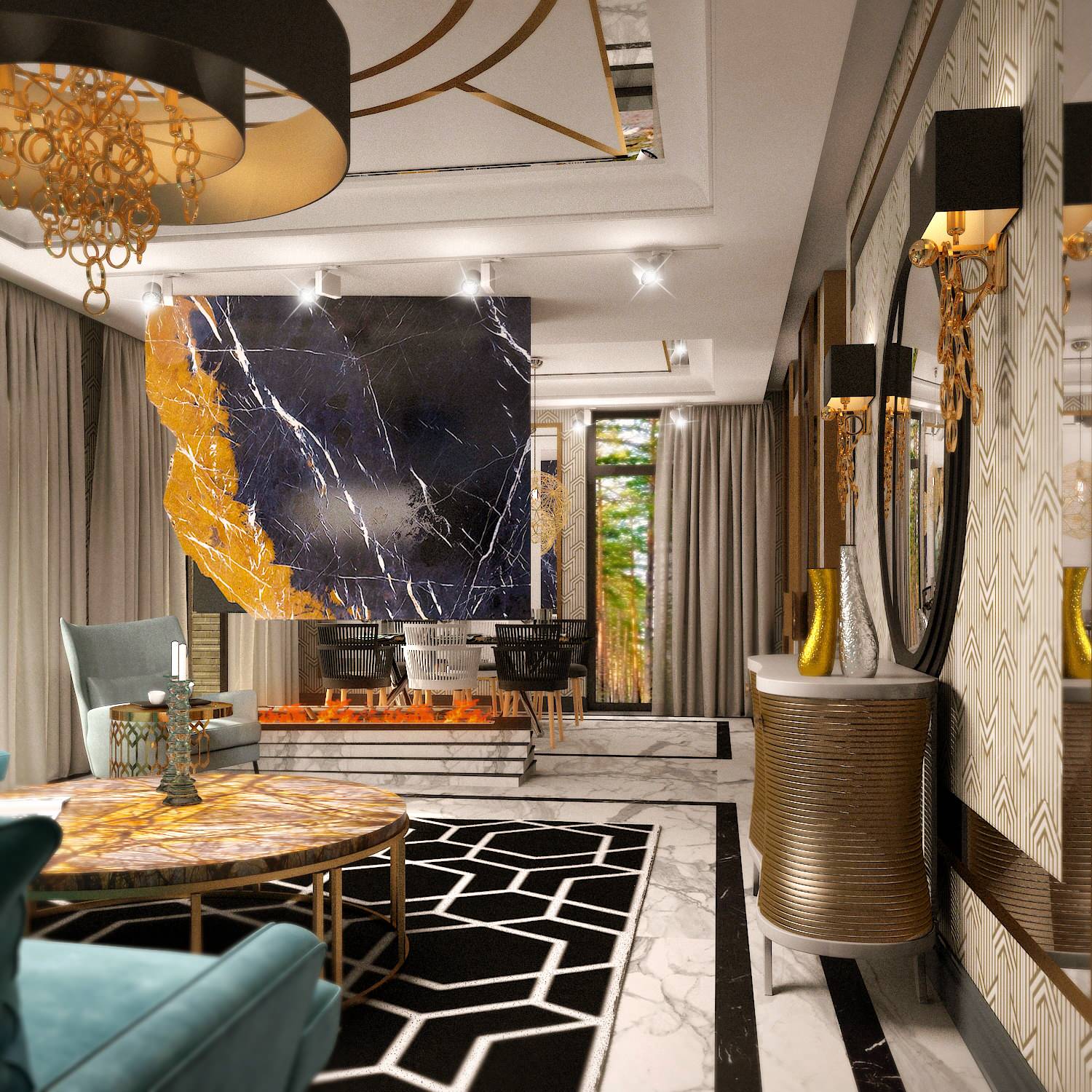 Гостиная -кухня