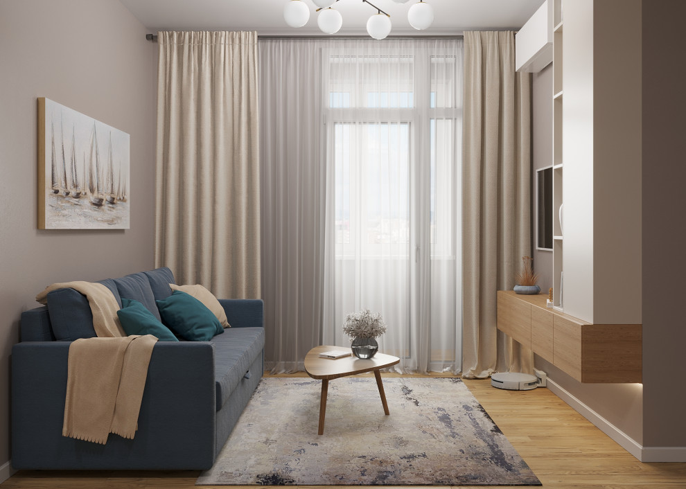 Дизайн кухни-гостиной