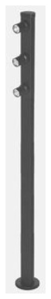 Jesco Lighting SD105CC082560-B Mizar - 8 Inch 5.4W LED Vertical Pole-5.4 Watt-LE