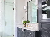 Transitional Bathroom by Patterson Custom Homes