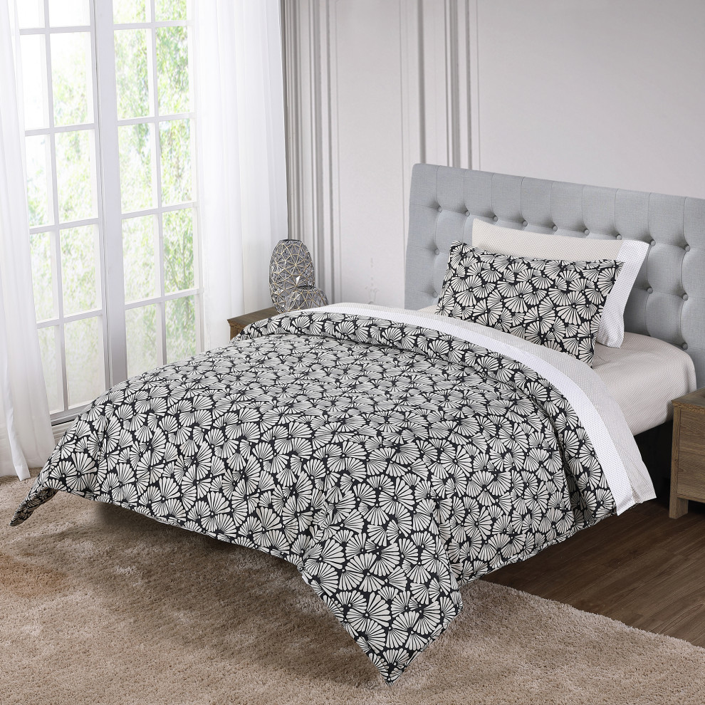 Anne Klein Southwick Floral Comforter Set, Twin - Contemporary ...