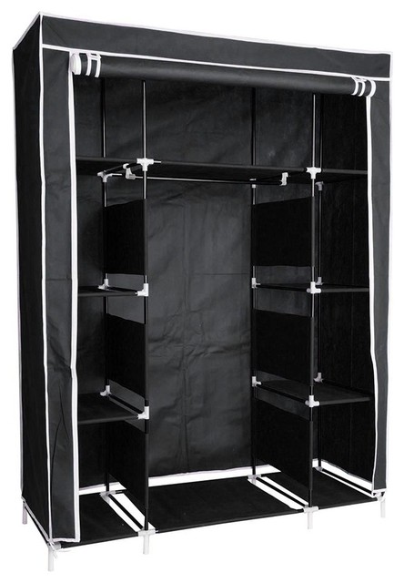 50 Portable Closet Wardrobe Clothes Organizer Contemporary 50 Portable Closet Wardrobe Clothes Organizer Contemporary Organizers By Yescom