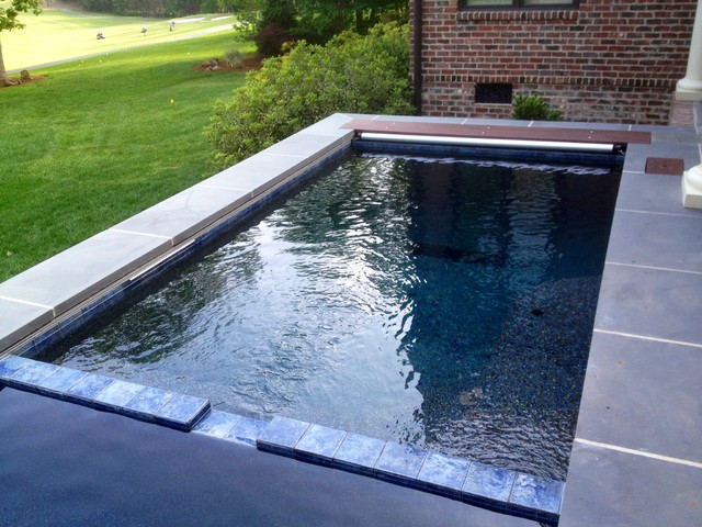 Midnight Blue Pebble Tec - Traditional - Pool - Raleigh ...